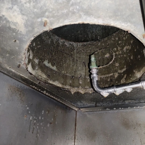 Conducto campana horno 